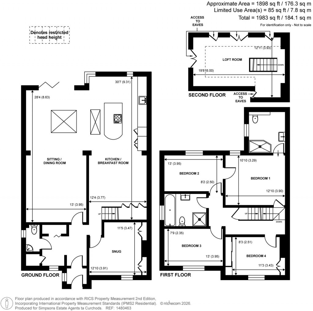 Floorplans For Coldharbour Road, Pyrford, Surrey