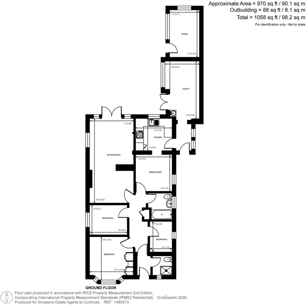 Floorplans For Woodlands Avenue, West Byfleet, Surrey