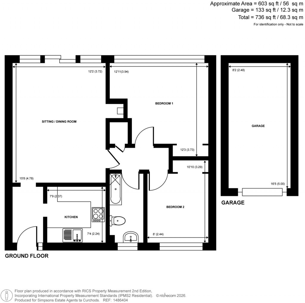 Floorplans For Old Orchard, Byfleet, Surrey
