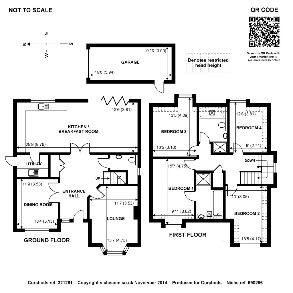 Floorplans For Mayfield Avenue, New Haw, Surrey