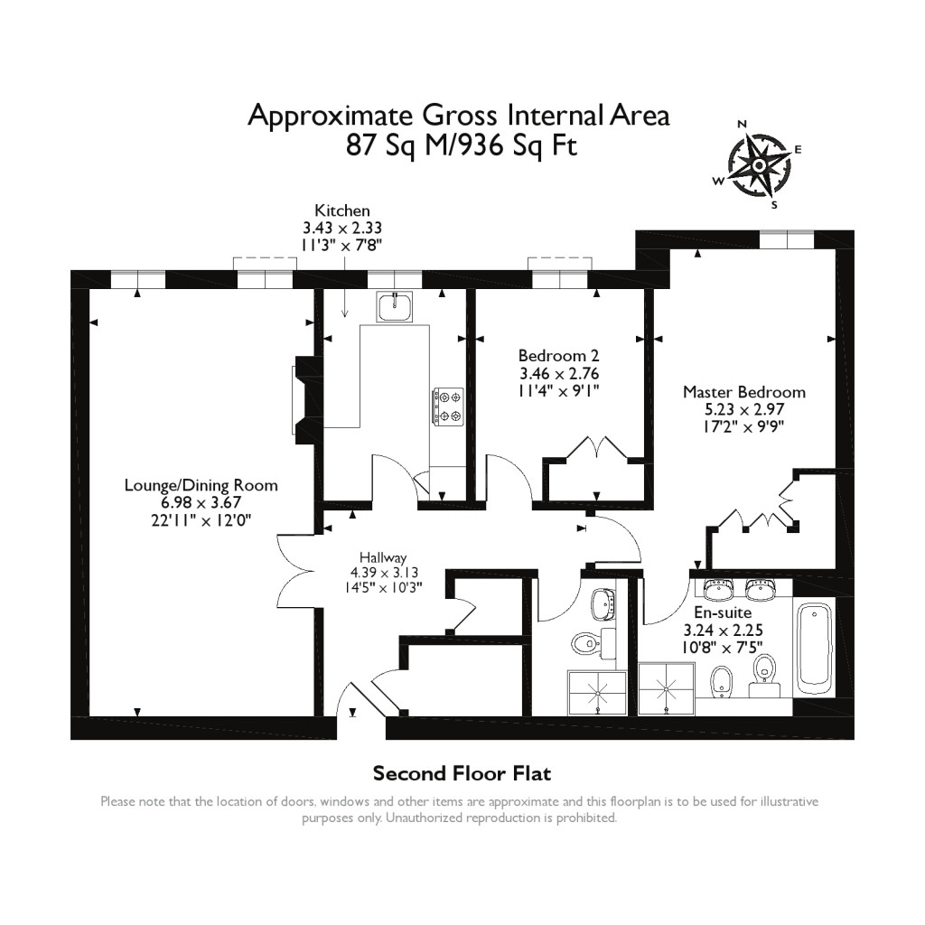 Floorplans For Holloway Drive, Virginia Water, GU25