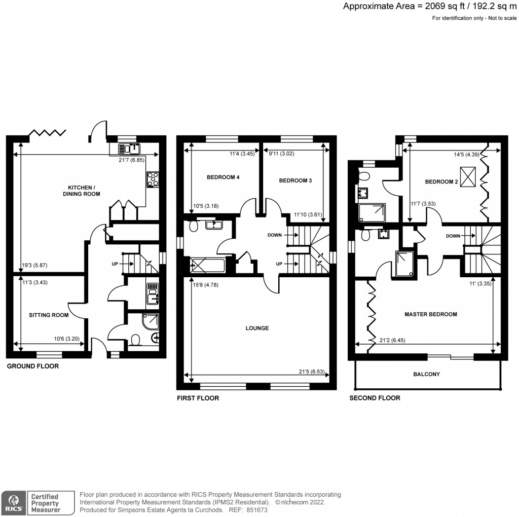 Floorplans For Blackness Lane, Woking, Surrey