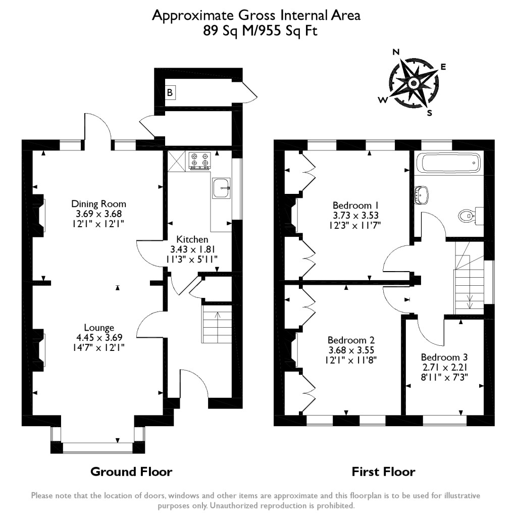 Floorplans For Molyneux Road, Weybridge, Surrey