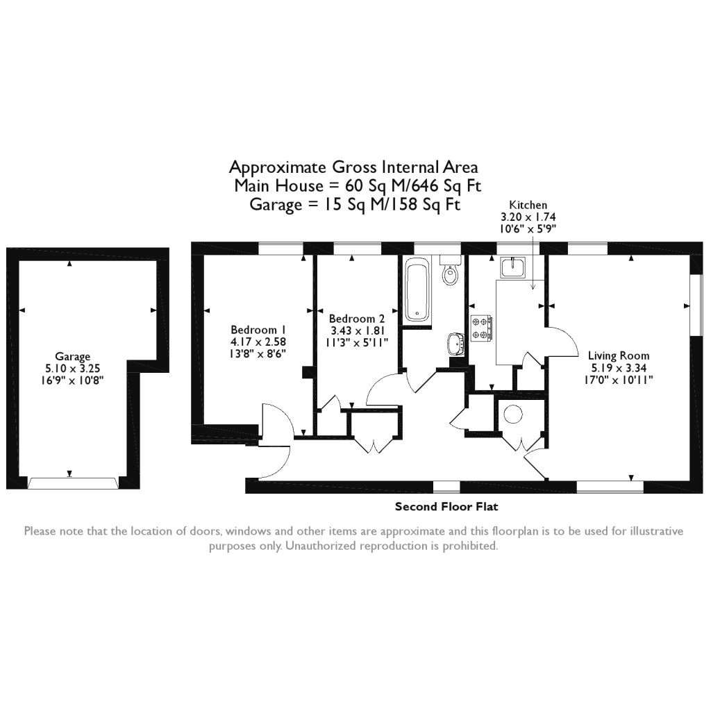 Floorplans For Berkeley Court, Weybridge, Surrey