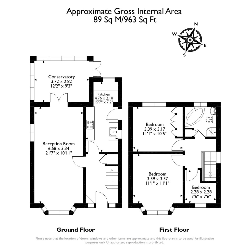 Floorplans For Monument Road, Weybridge, Surrey