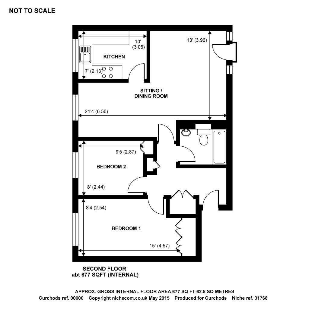 Floorplans For Mallards Reach, Weybridge, Surrey
