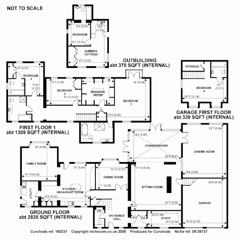 Floorplans For Warreners Lane, Weybridge, KT13