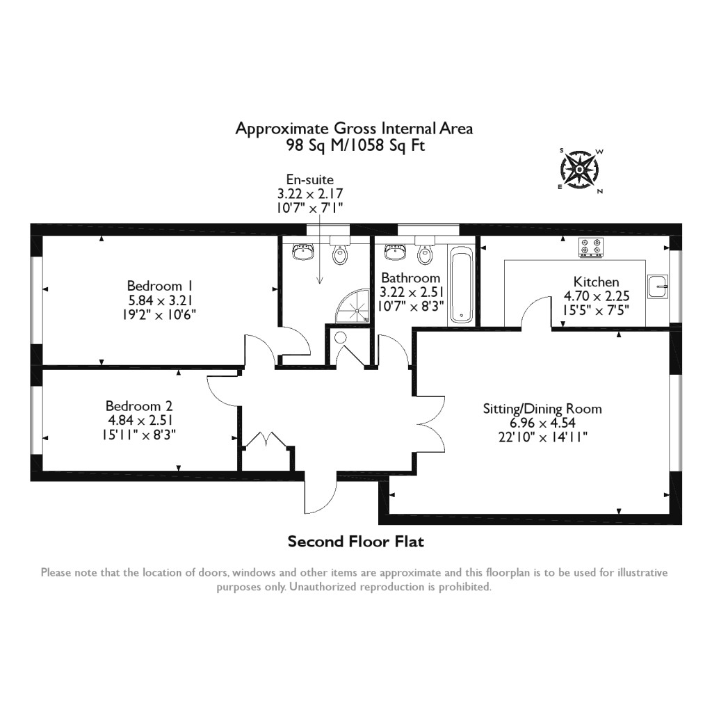 Floorplans For Vale Road, Weybridge, Surrey