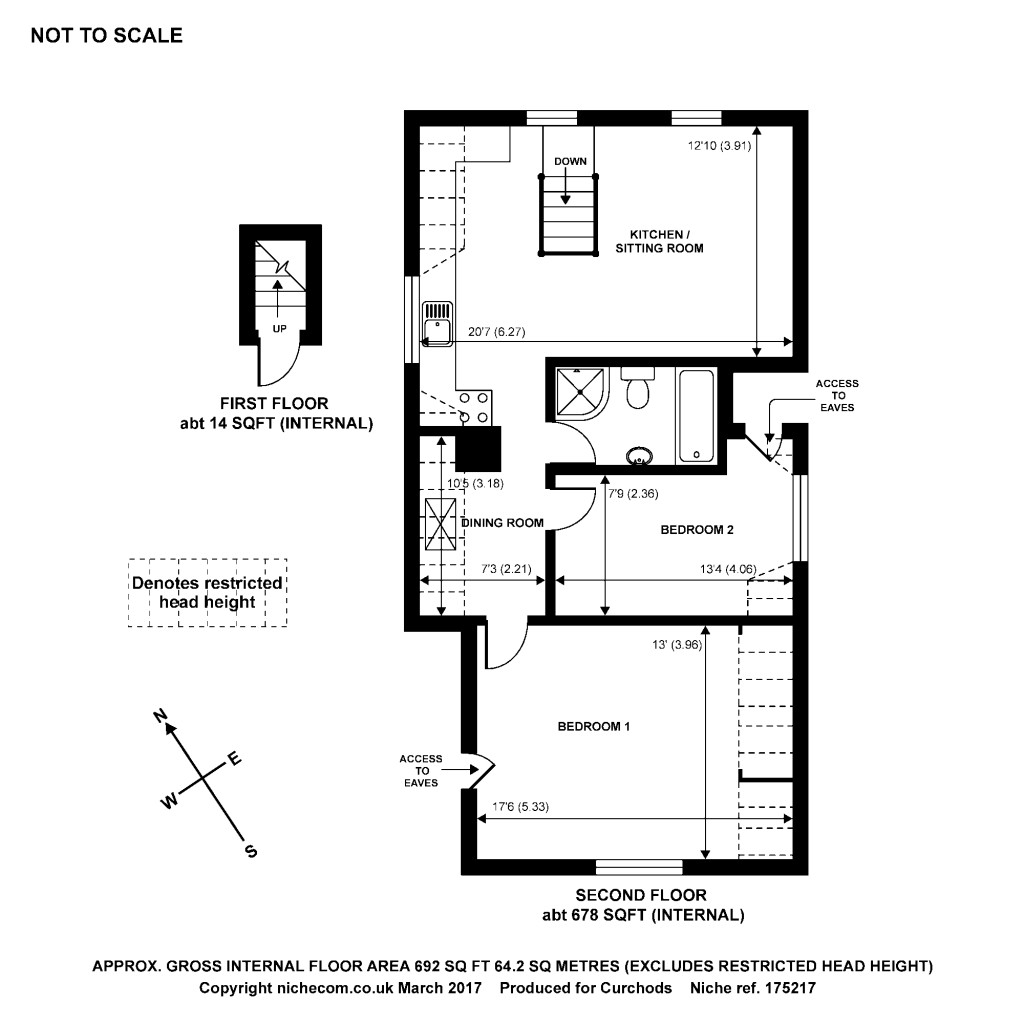 Floorplans For Weybridge, Surrey