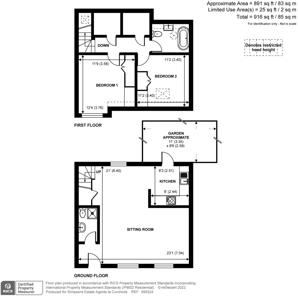 Floorplans For Longcross Road, Longcross, Surrey