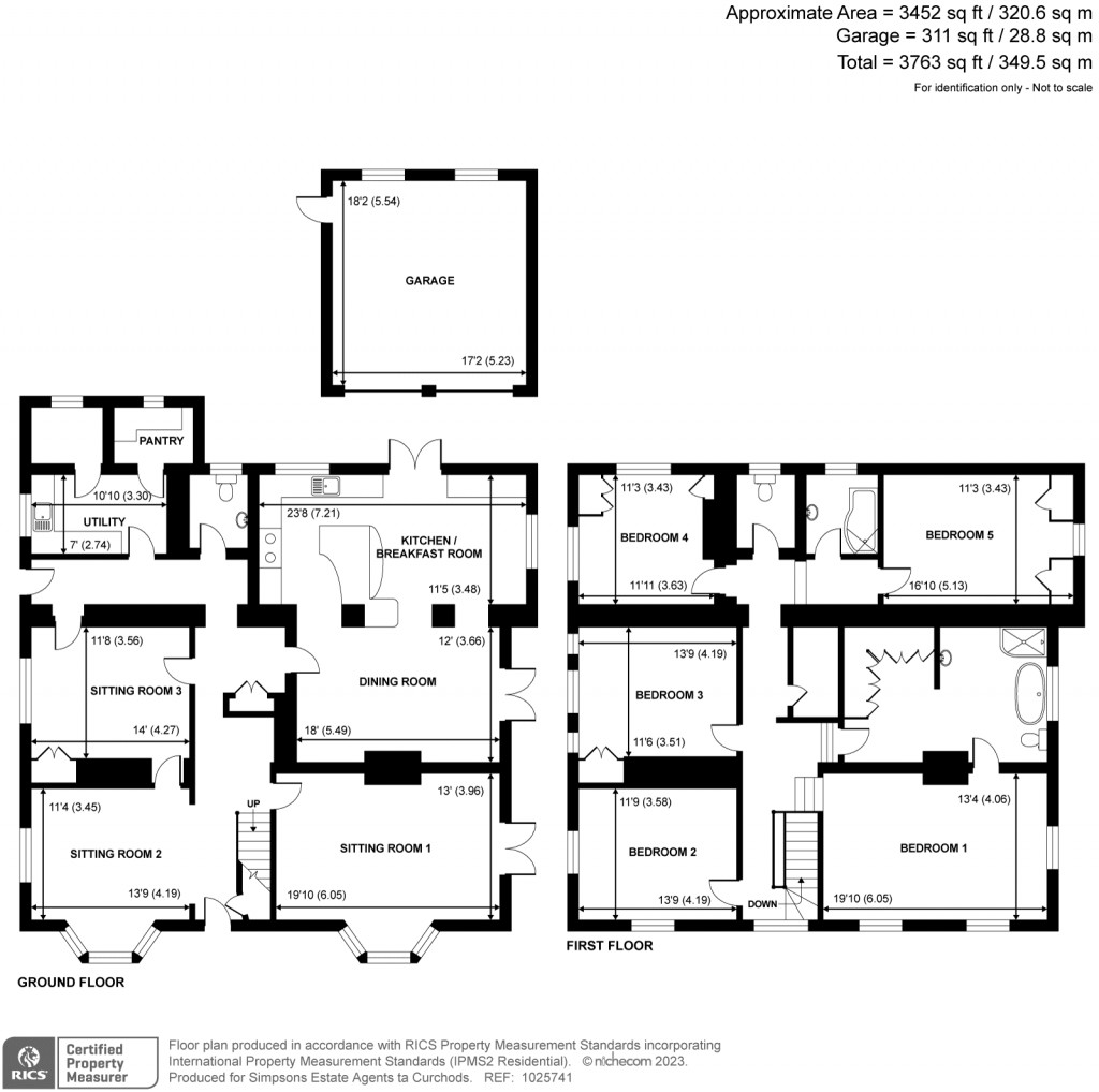 Floorplans For Heath Road, Weybridge, Surrey