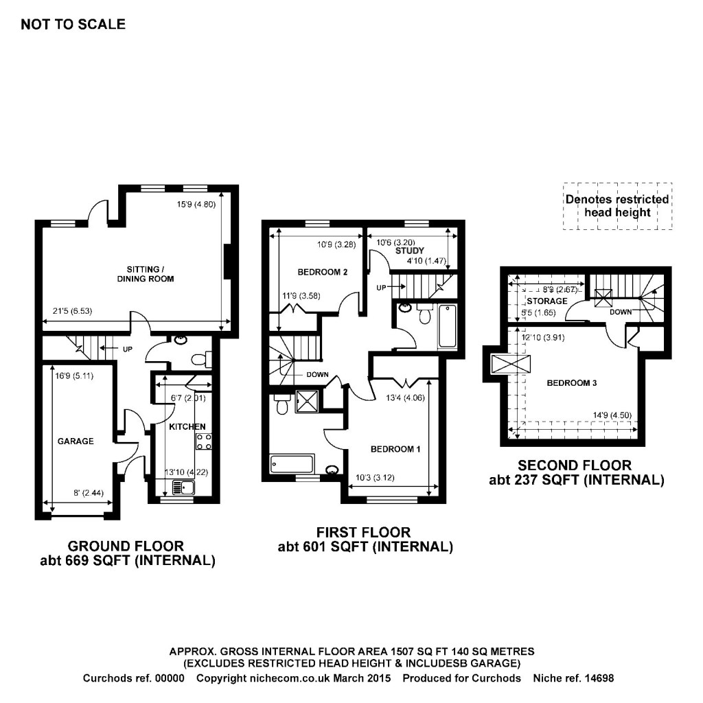 Floorplans For Pine Grove, Weybridge, Surrey