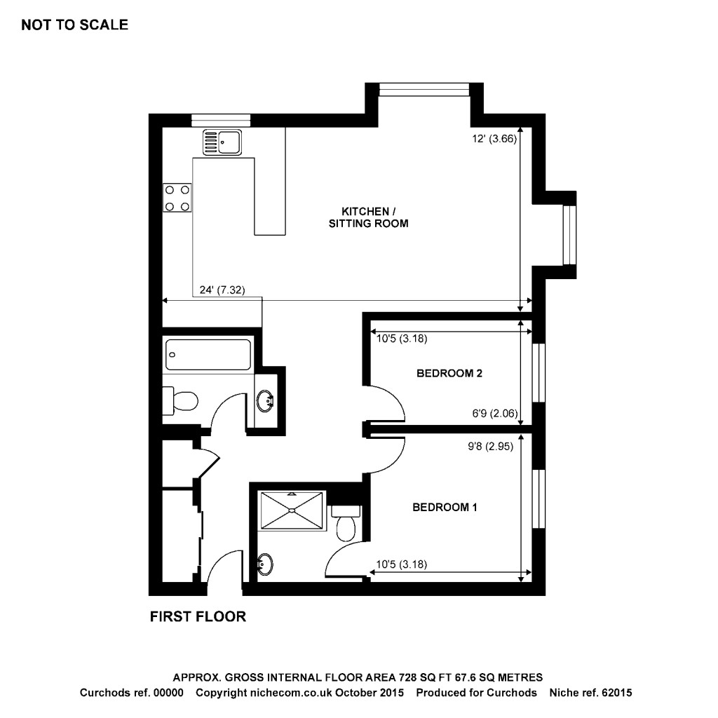 Floorplans For Princes Road, Weybridge, Surrey