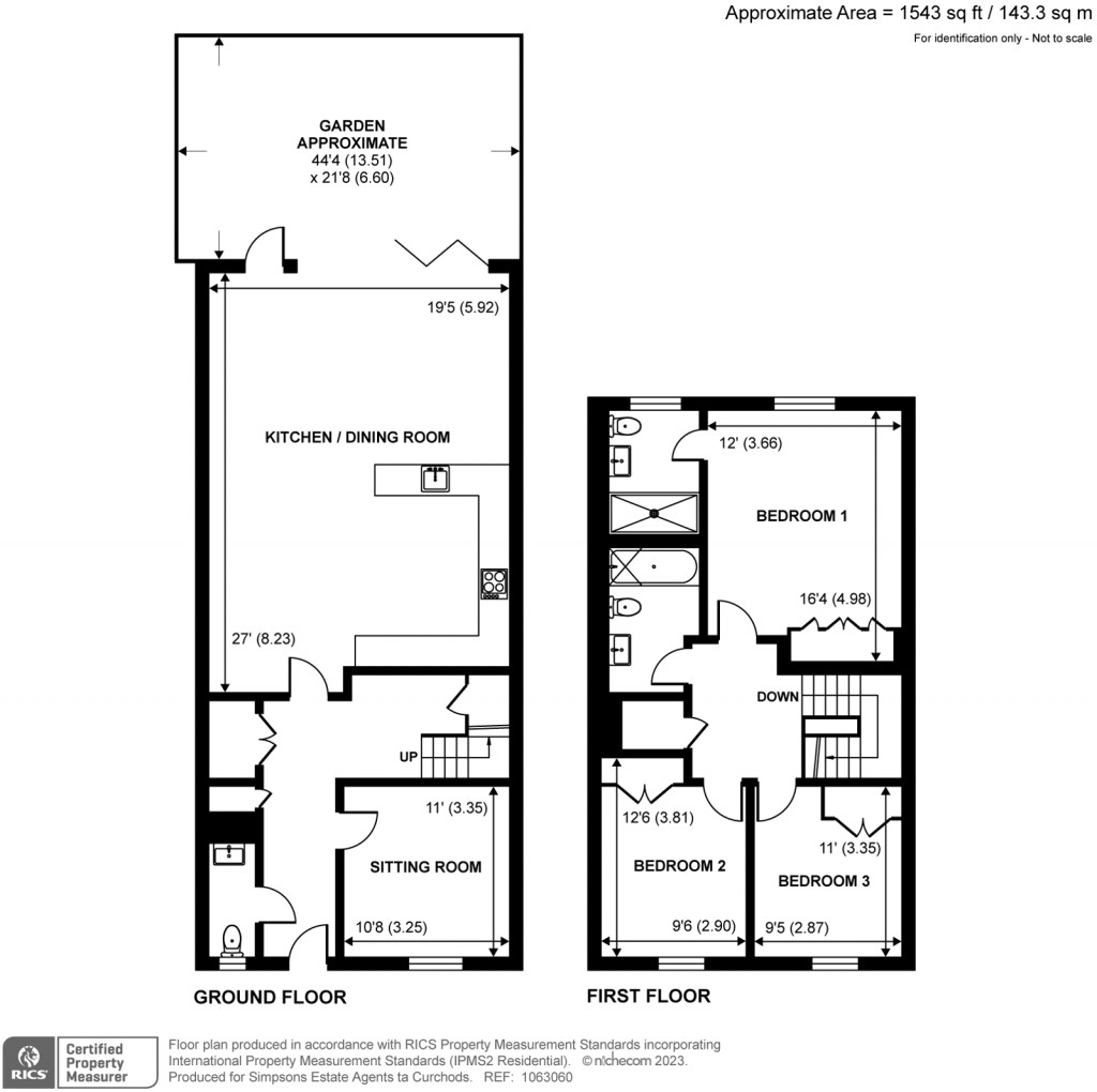 Floorplans For Broadoaks Park Road, West Byfleet, Surrey