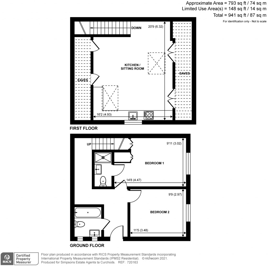 Floorplans For South Road, Weybridge, Surrey