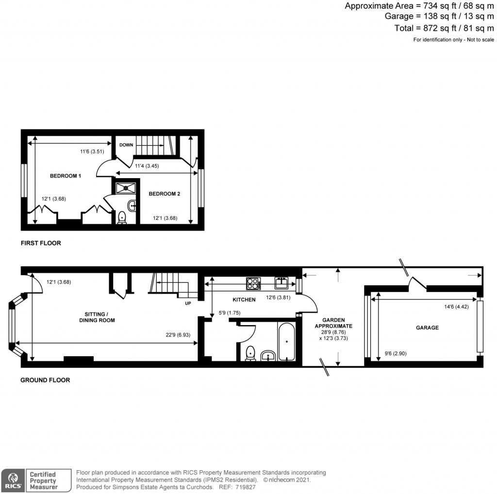 Floorplans For Beech Road, Weybridge, KT13