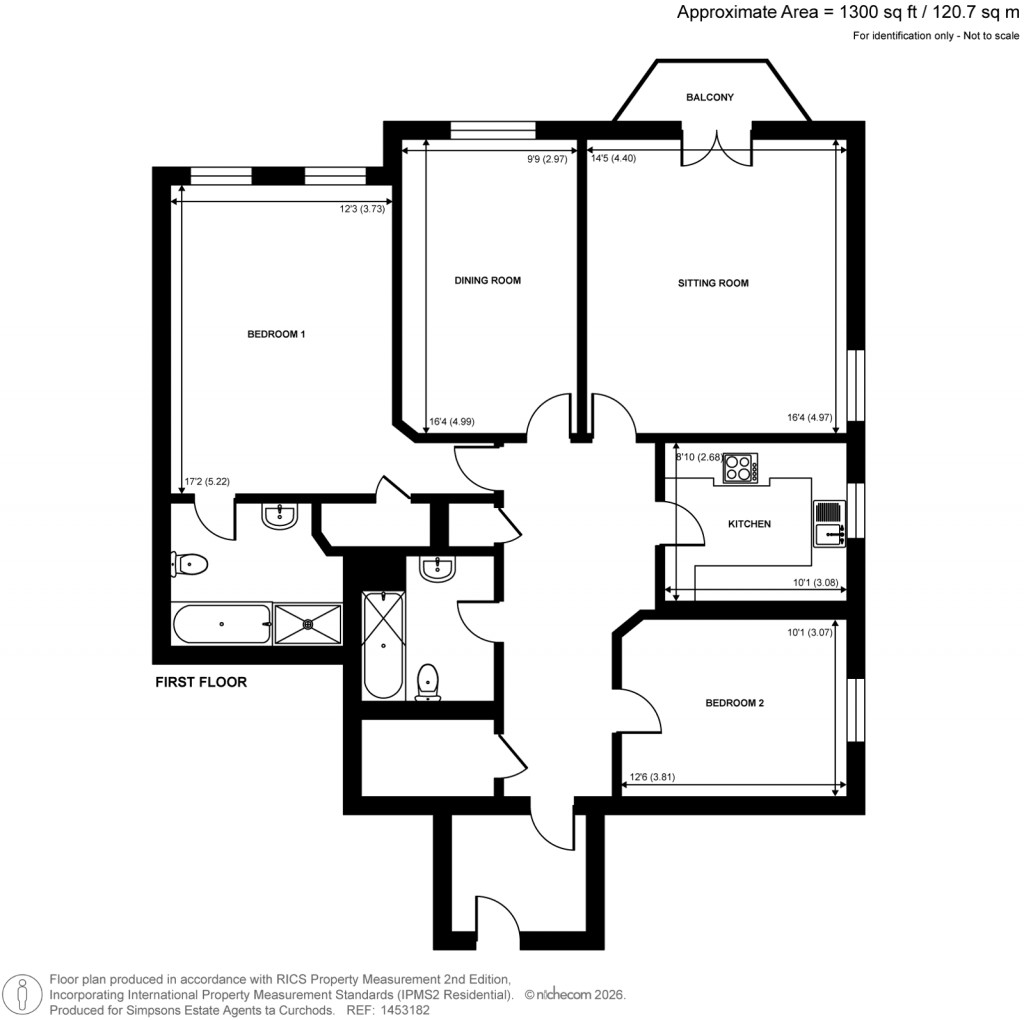 Floorplans For Oatlands Drive, Weybridge, Surrey
