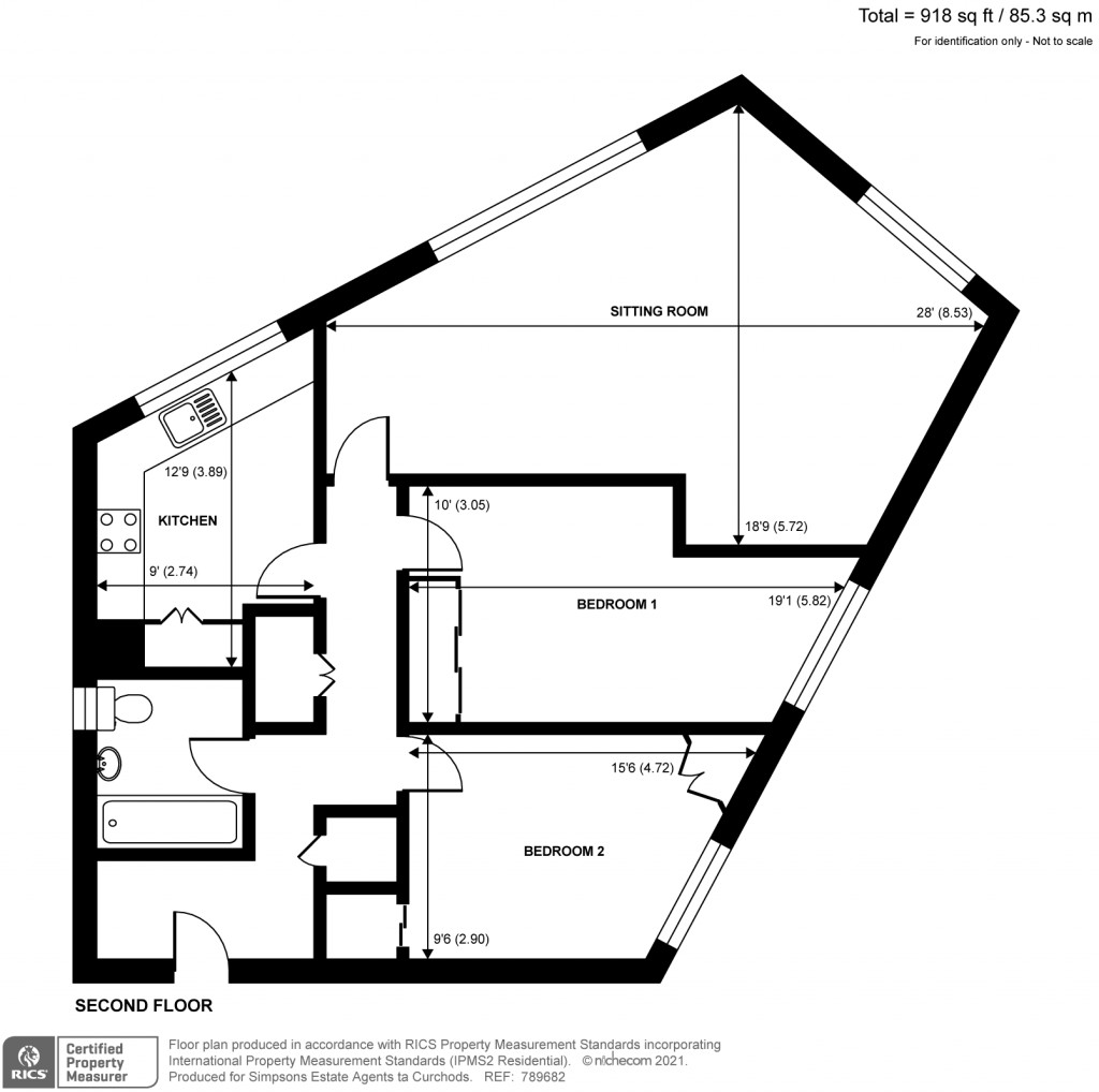 Floorplans For Heathside, Weybridge, KT13