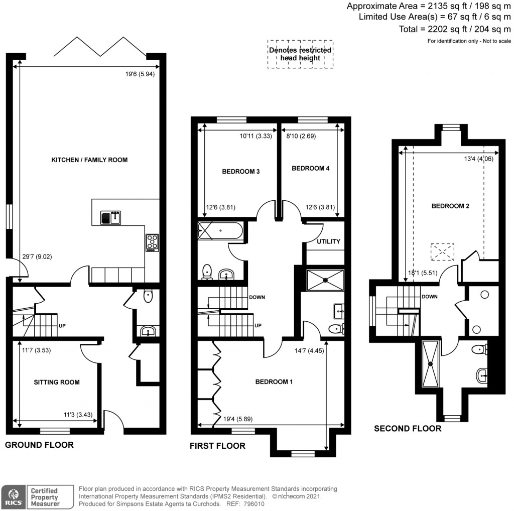 Floorplans For Broadoaks Park Road, West Byfleet, Surrey