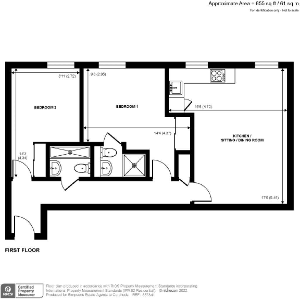 Floorplans For Gogmore Lane, Chertsey, Surrey