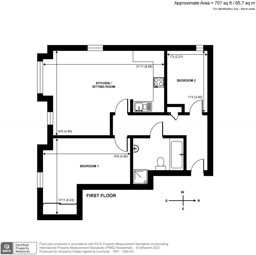 Floorplans For Woodham, Addlestone, Surrey