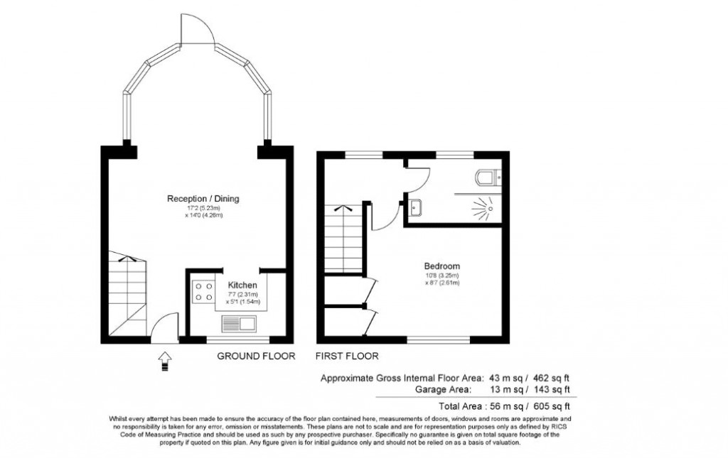 Floorplans For Finnart Close, Weybridge, Surrey