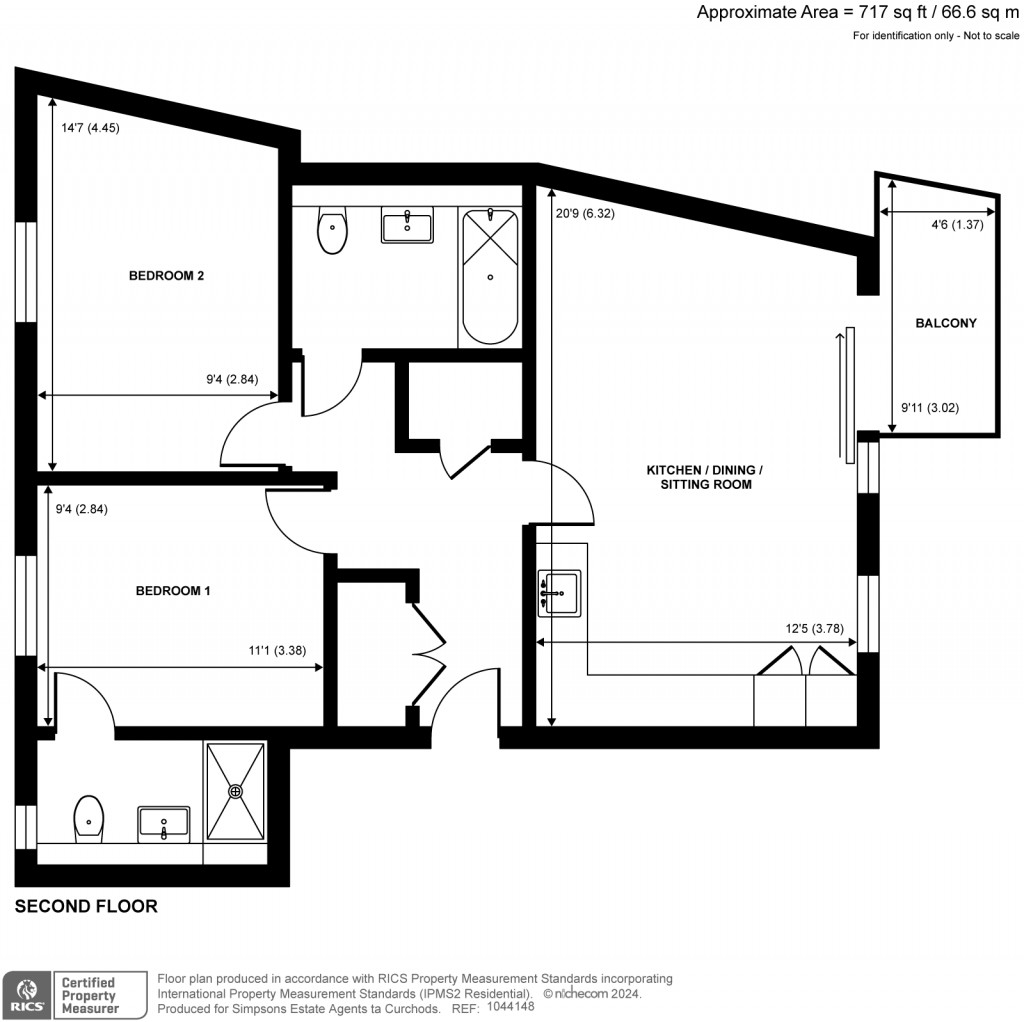 Floorplans For Kennett Lane, Chertsey, Surrey