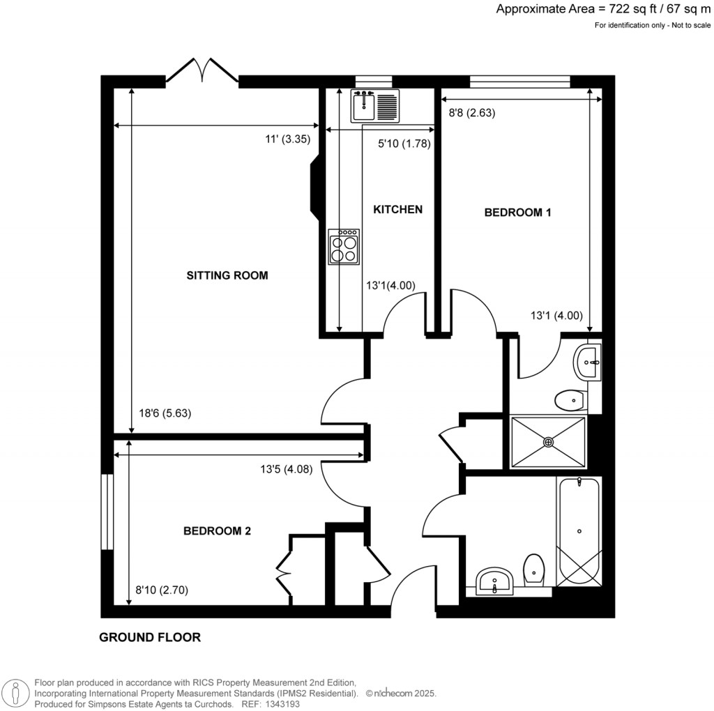 Floorplans For Addlestone, Surrey