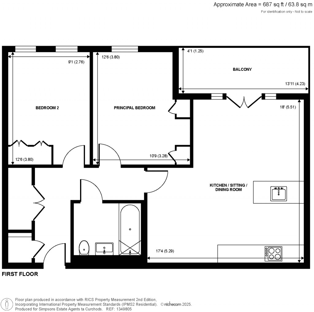 Floorplans For Weybridge, Surrey