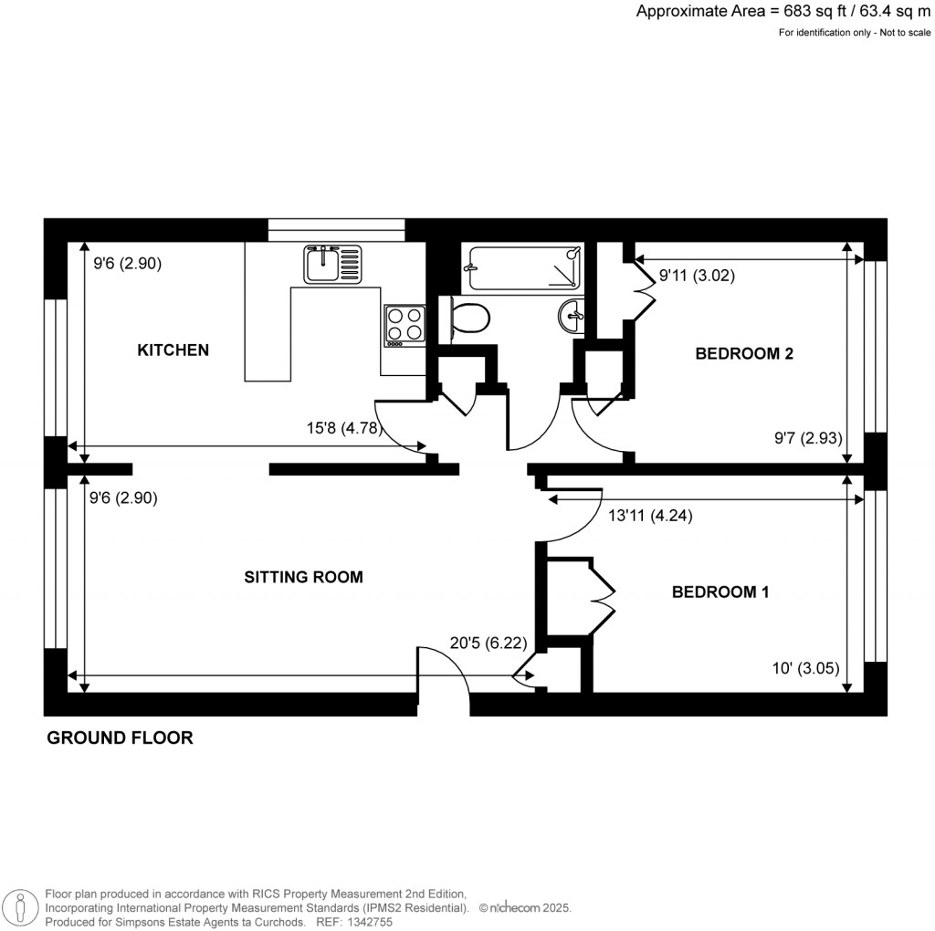 Floorplans For Beechcroft Manor, Weybridge, Surrey