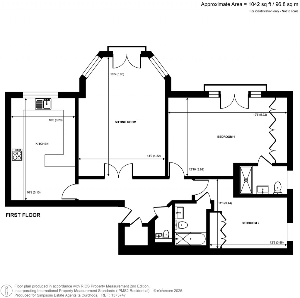 Floorplans For Oatlands Chase, 26 Oatlands Chase, Weybridge, Weybridge, Surrey