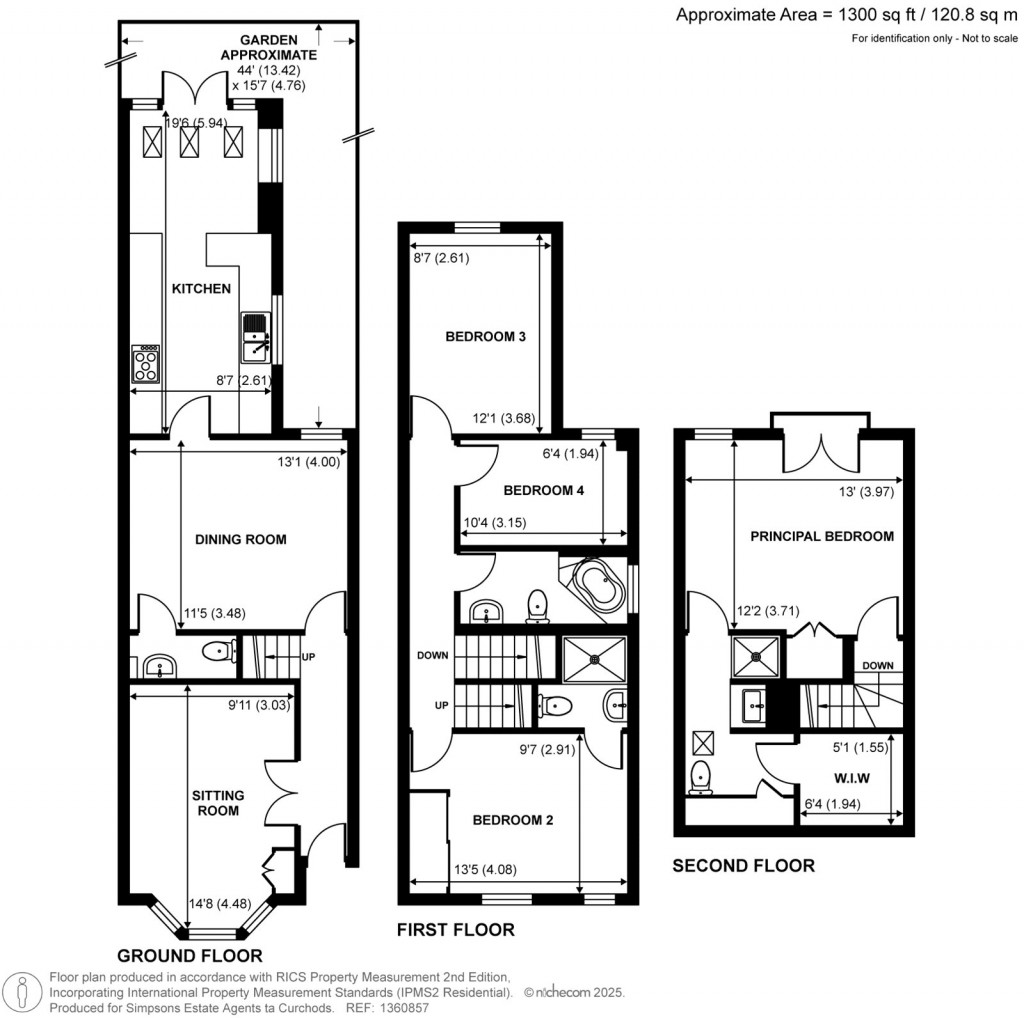 Floorplans For Dorchester Road, Weybridge, Surrey