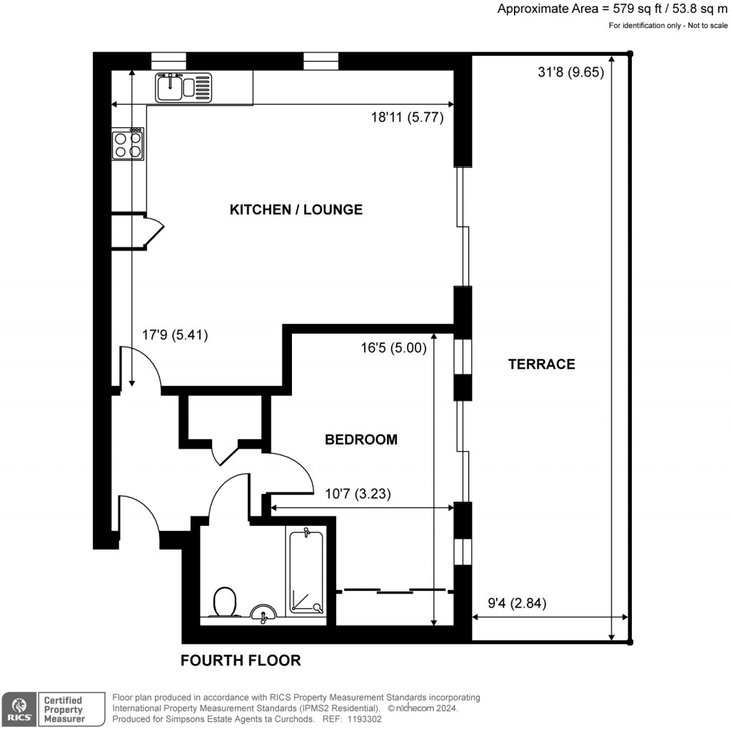 Floorplans For Victory Park Road, Addlestone, Surrey