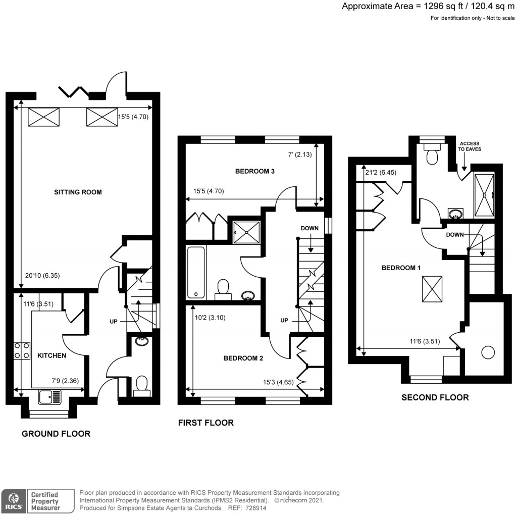 Floorplans For Addlestone, Surrey