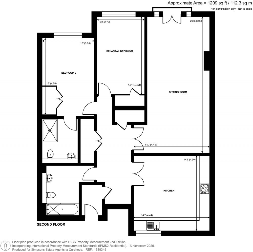 Floorplans For Bridgewater Road, Weybridge, Surrey