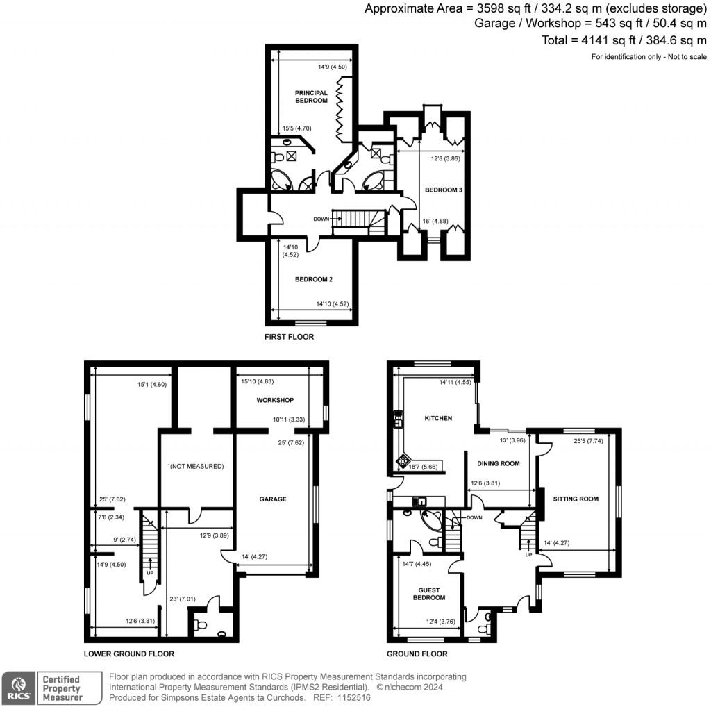 Floorplans For Hamm Court, Weybridge, KT13