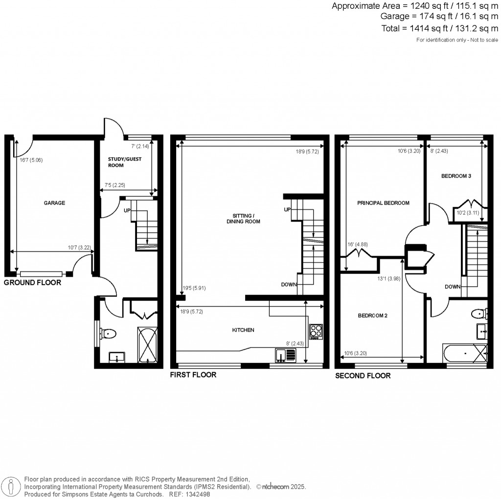 Floorplans For High Point, Weybridge, Surrey