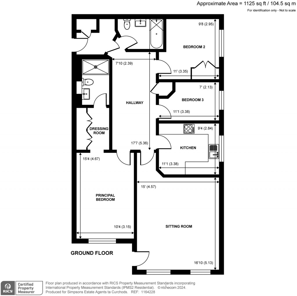 Floorplans For Oatlands Drive, 83 Oatlands Drive, Weybridge, Surrey