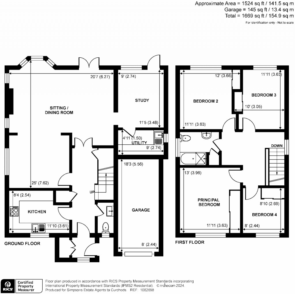 Floorplans For Woodland Grove, Weybridge, KT13