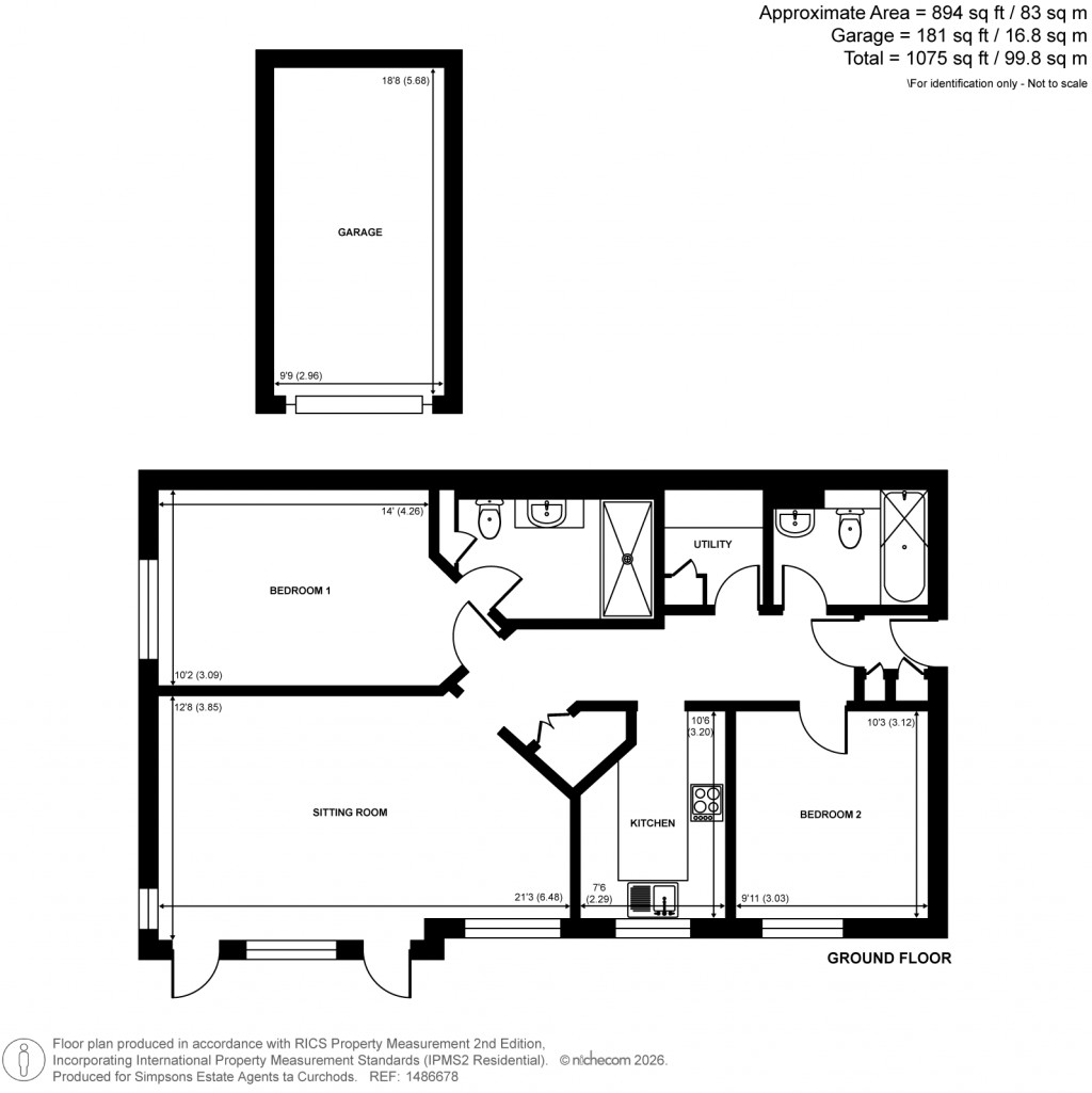 Floorplans For Woburn Hill Park, Woburn Hill, Surrey