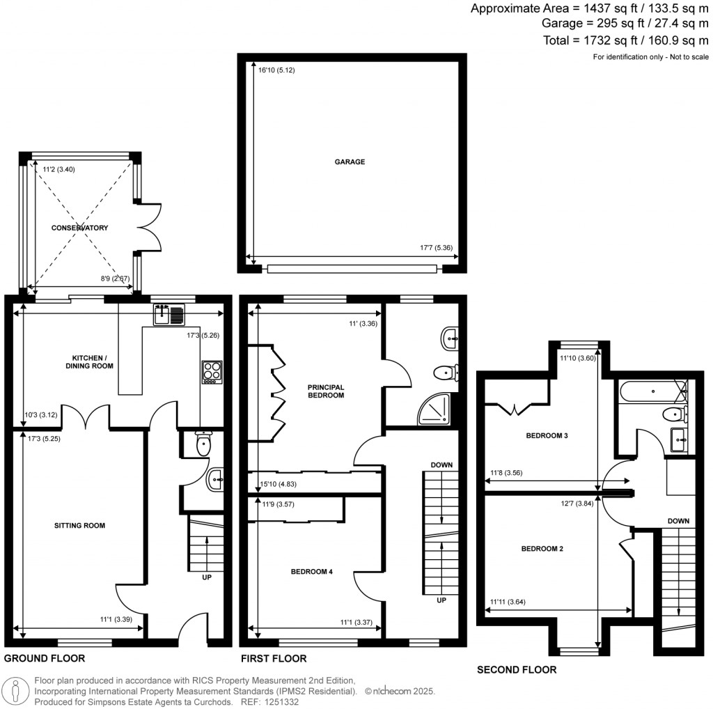 Floorplans For Holly Green, Weybridge, Surrey