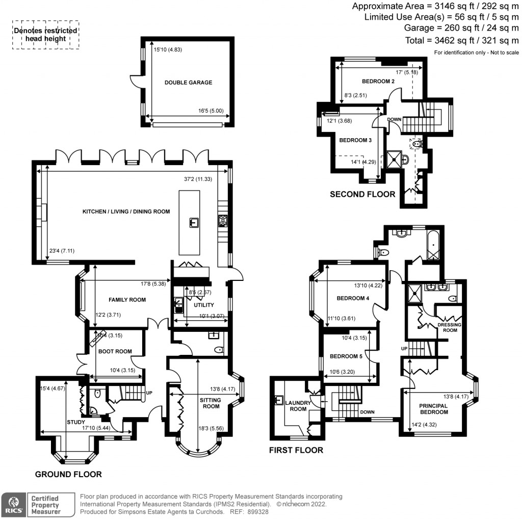 Floorplans For St. Marys Road, Weybridge, KT13