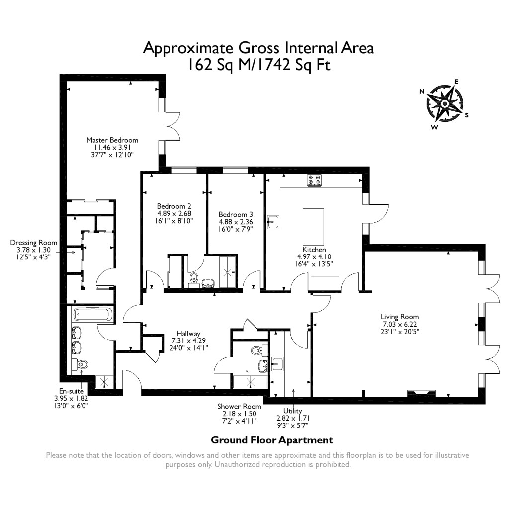 Floorplans For Weybridge House, 48 Queens Road, Weybridge, KT13