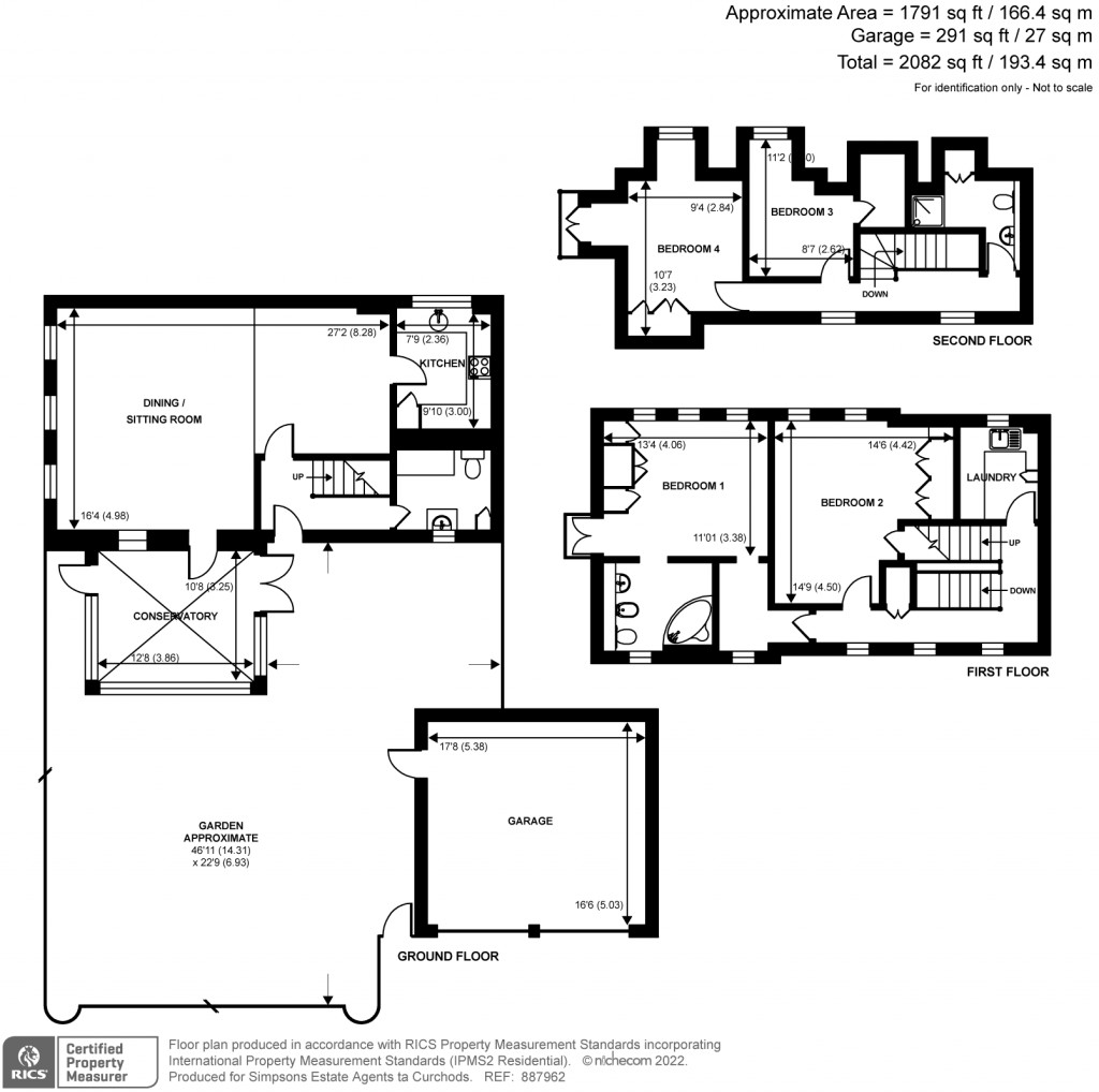Floorplans For Rosslyn Park, Weybridge, KT13