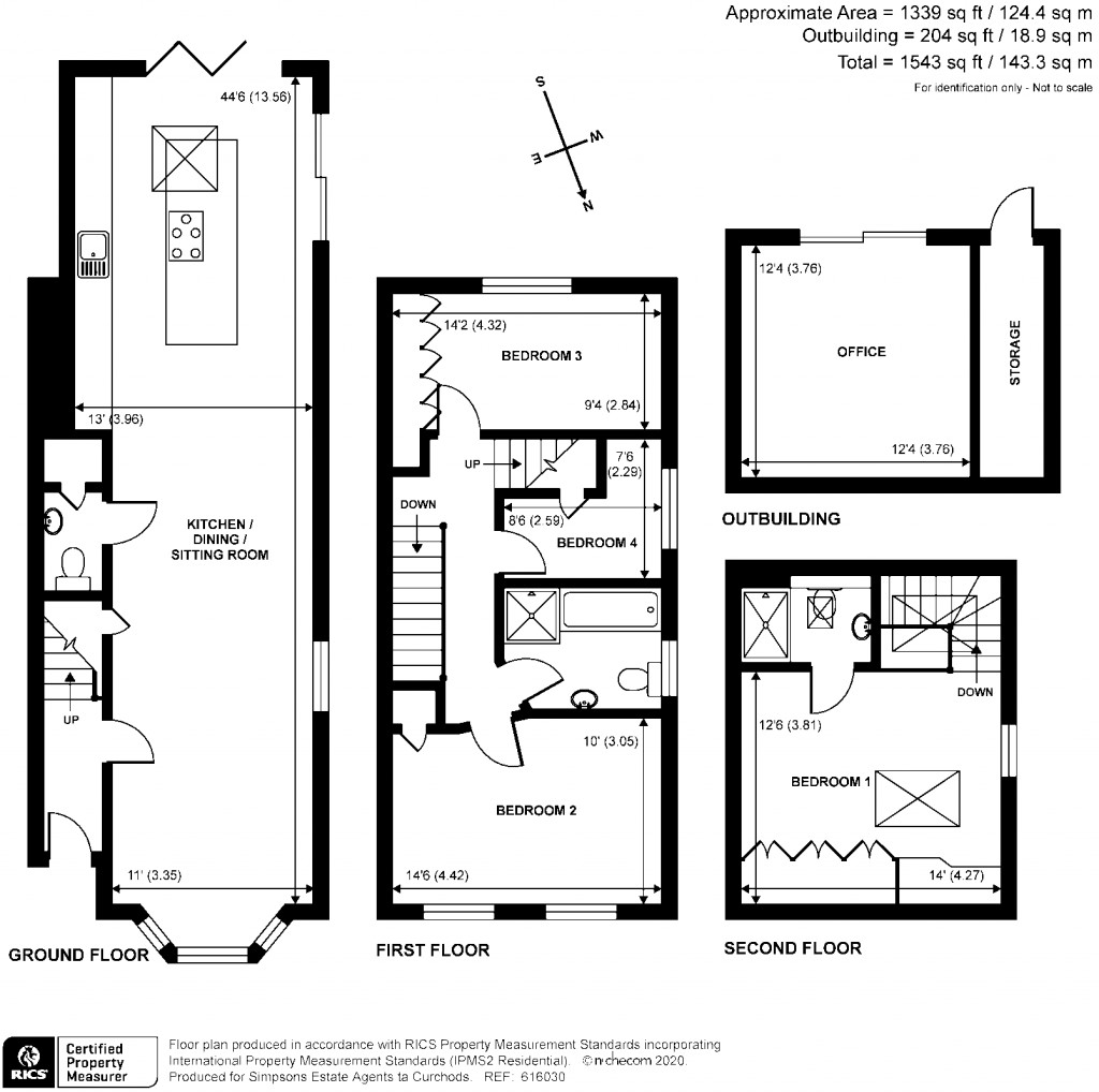 Floorplans For Elmgrove Road, Weybridge, KT13
