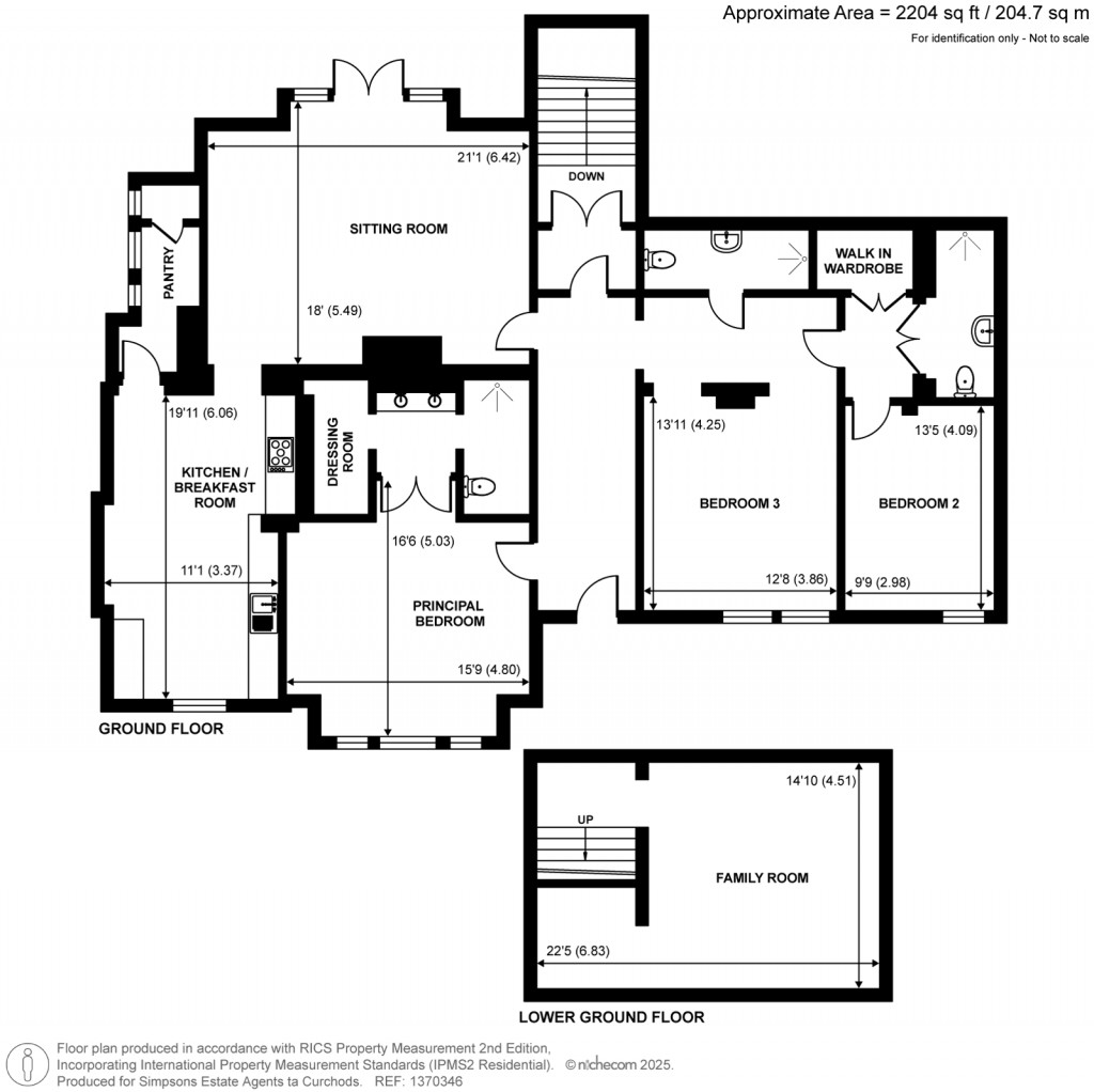 Floorplans For St Georges Avenue, Weybridge, Surrey