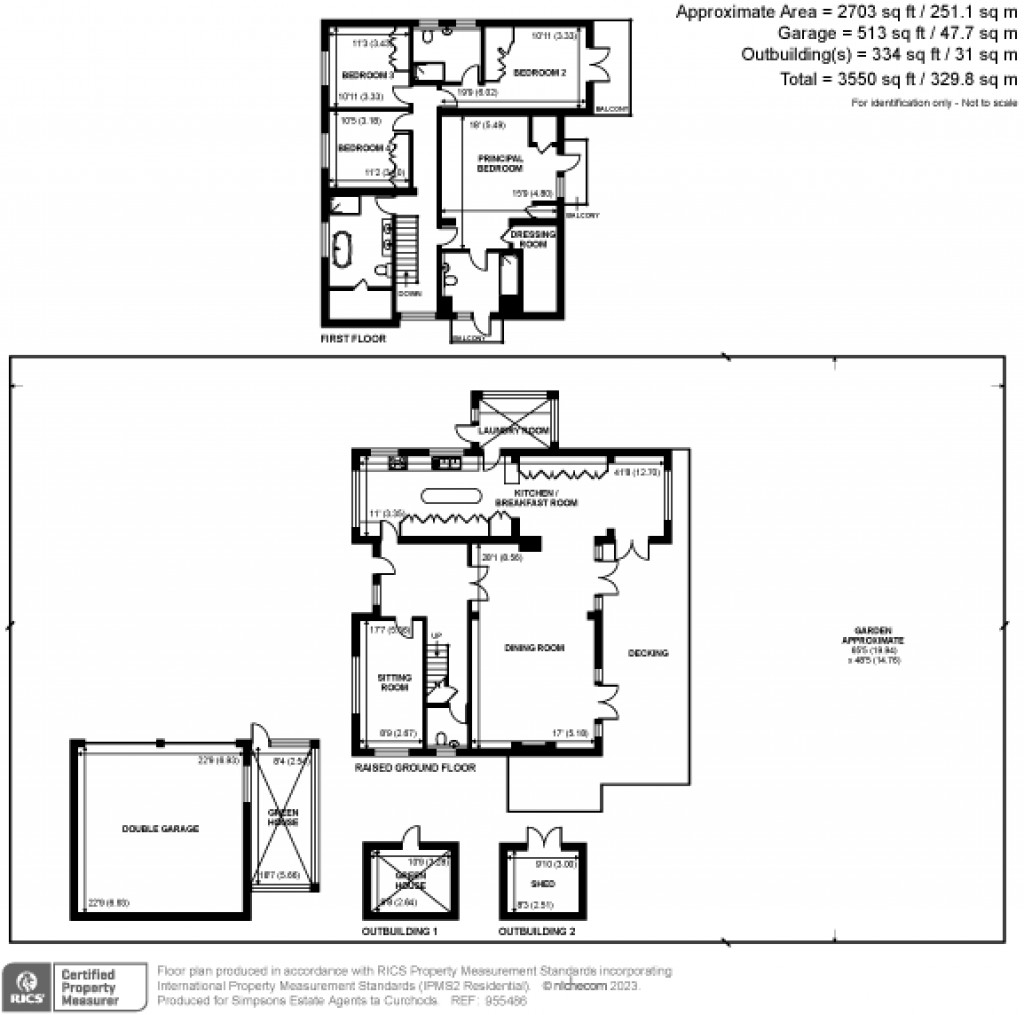 Floorplans For Hamm Court, Weybridge, KT13
