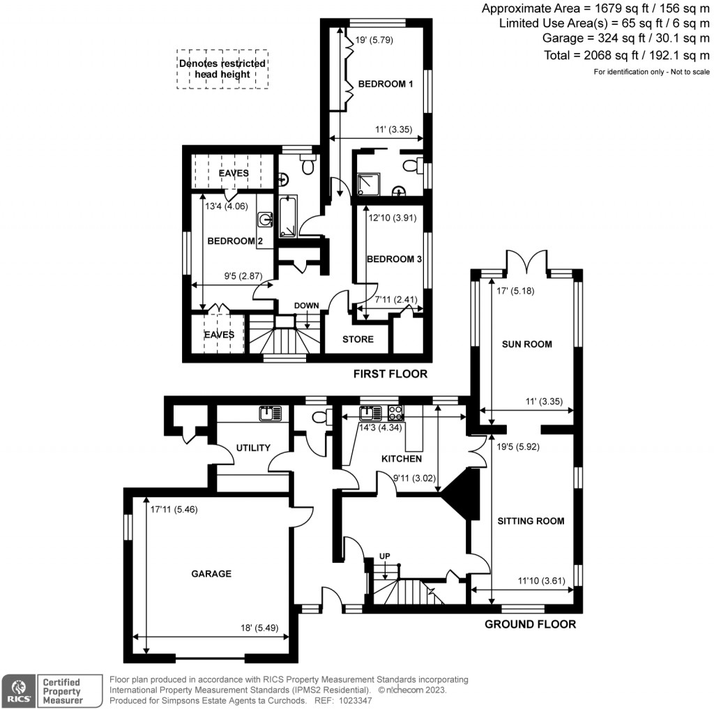 Floorplans For Hamm Court, Weybridge, KT13