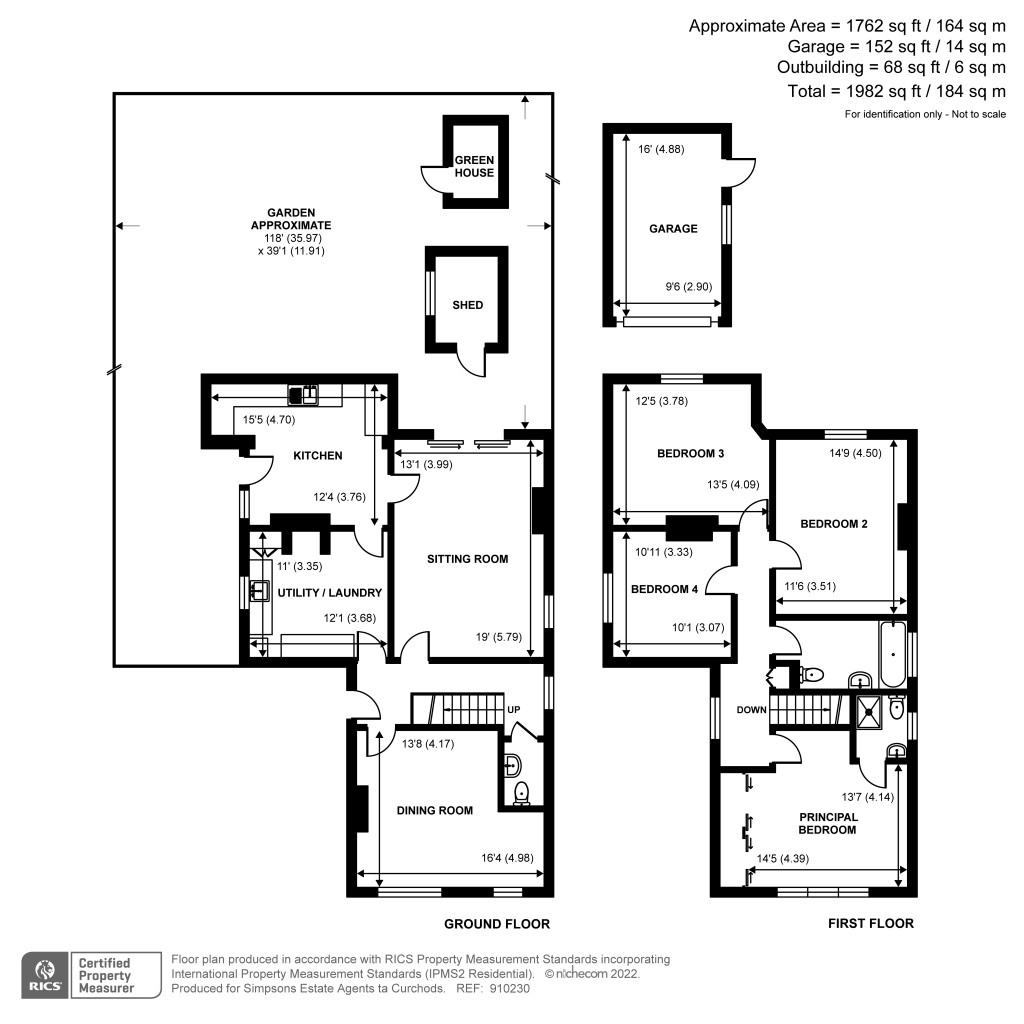 Floorplans For Radnor Road, Weybridge, KT13