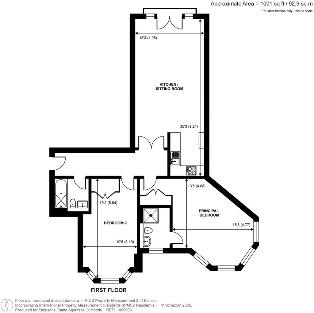 Floorplans For Baker Street, Weybridge, Surrey